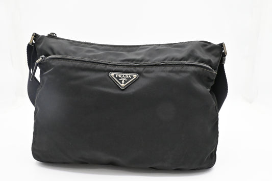 Prada Crossbody in Black Nylon Canvas