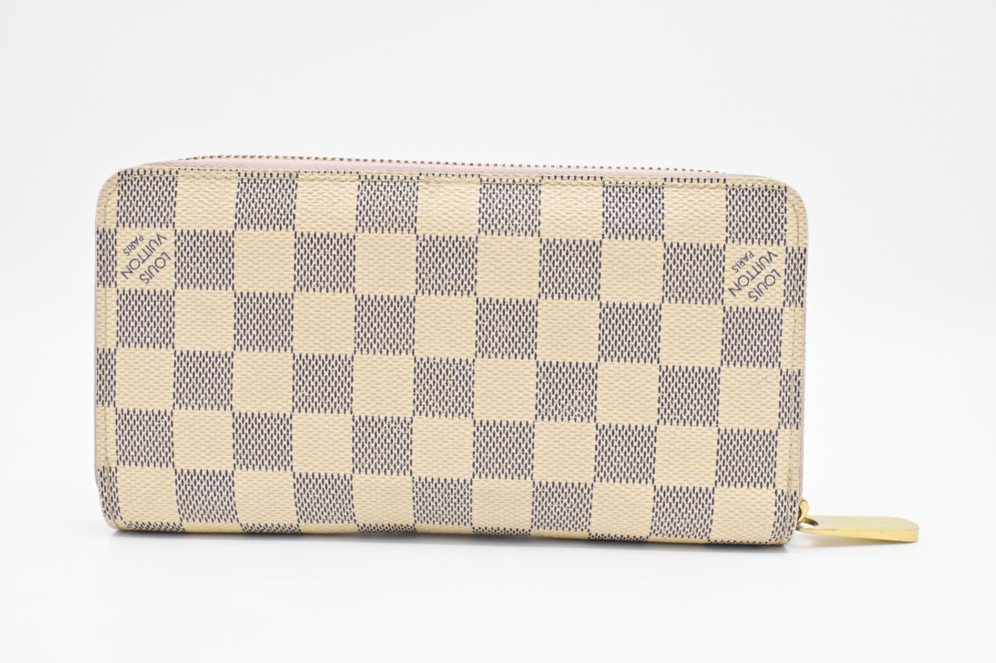 Louis Vuitton Long Zippy Wallet in Damier Azur Canvas