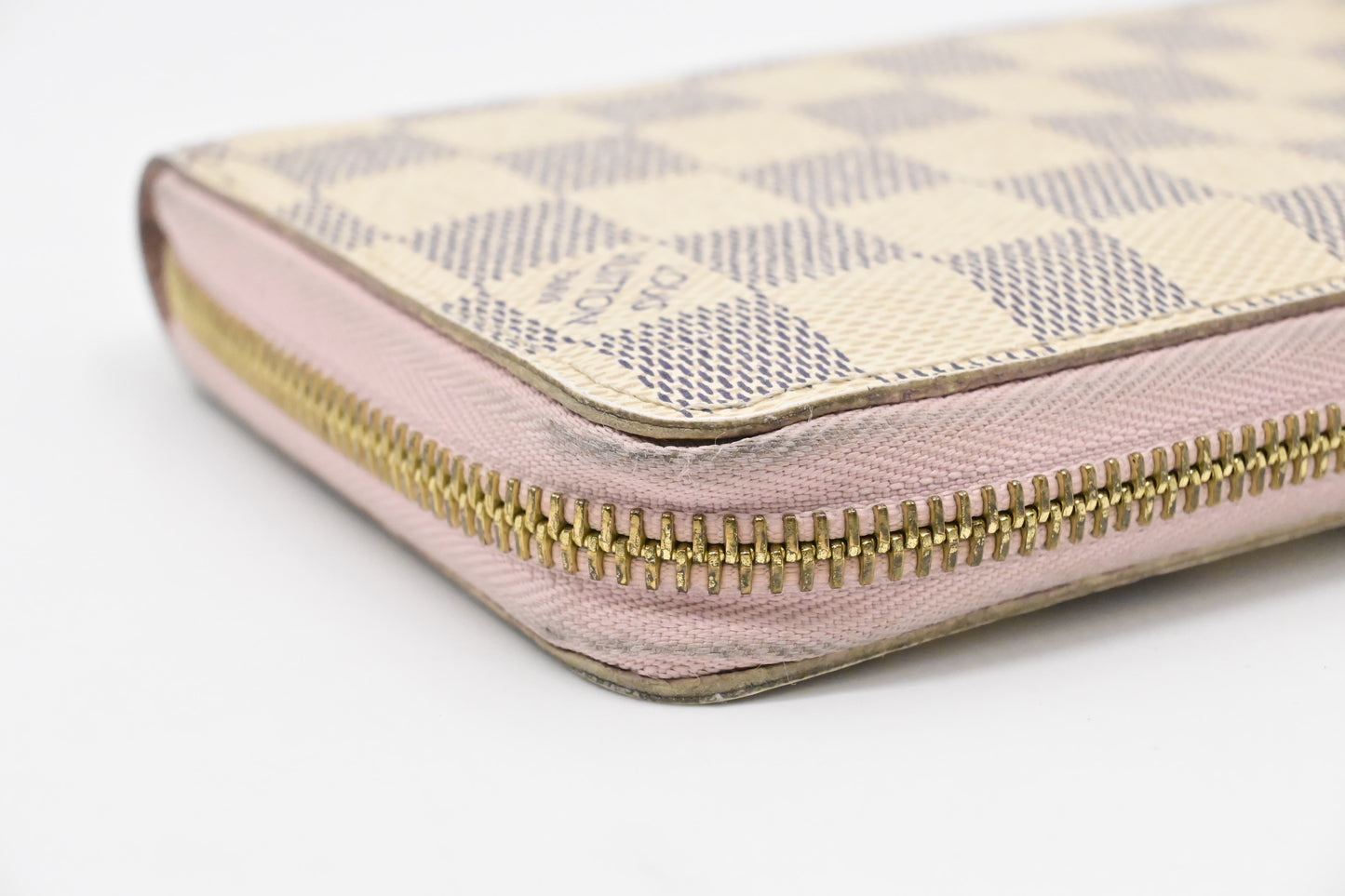 Louis Vuitton Long Zippy Wallet in Damier Azur Canvas