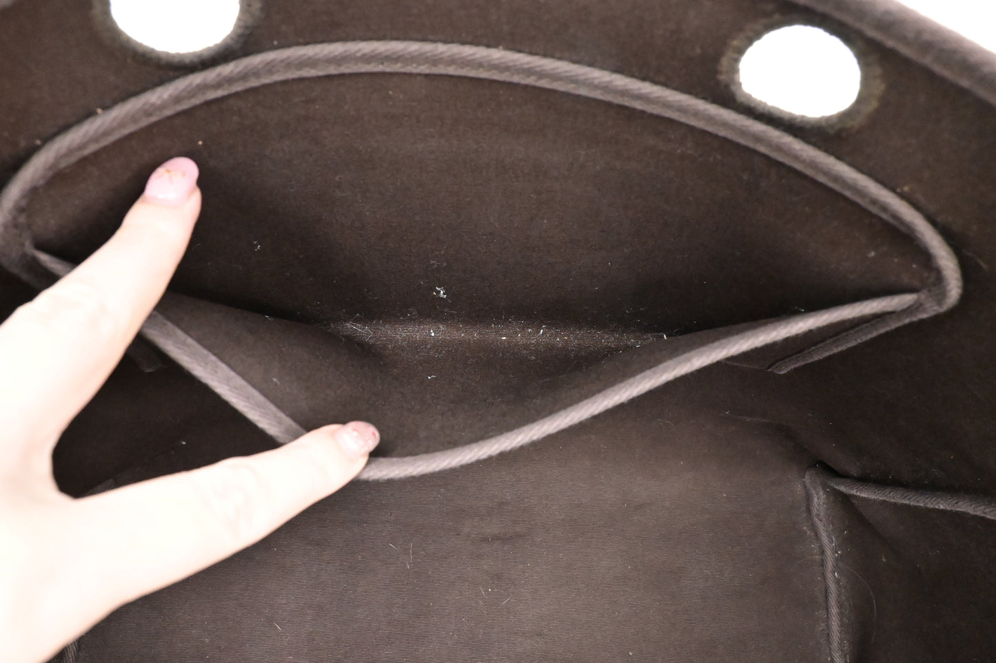 Hermes Herbag Cabas 40 in Brown Leather & Canvas