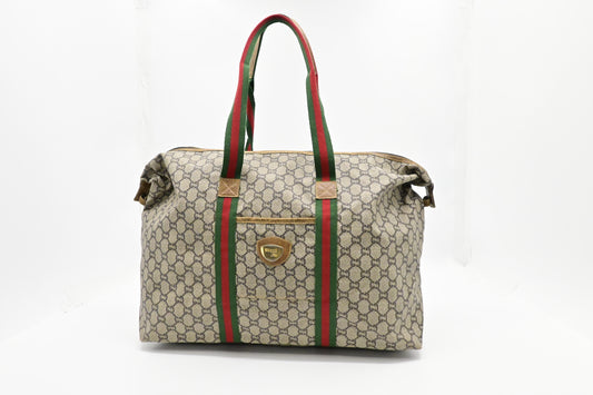 Gucci Plus Zip Tote in GG Plus Coated Canvas