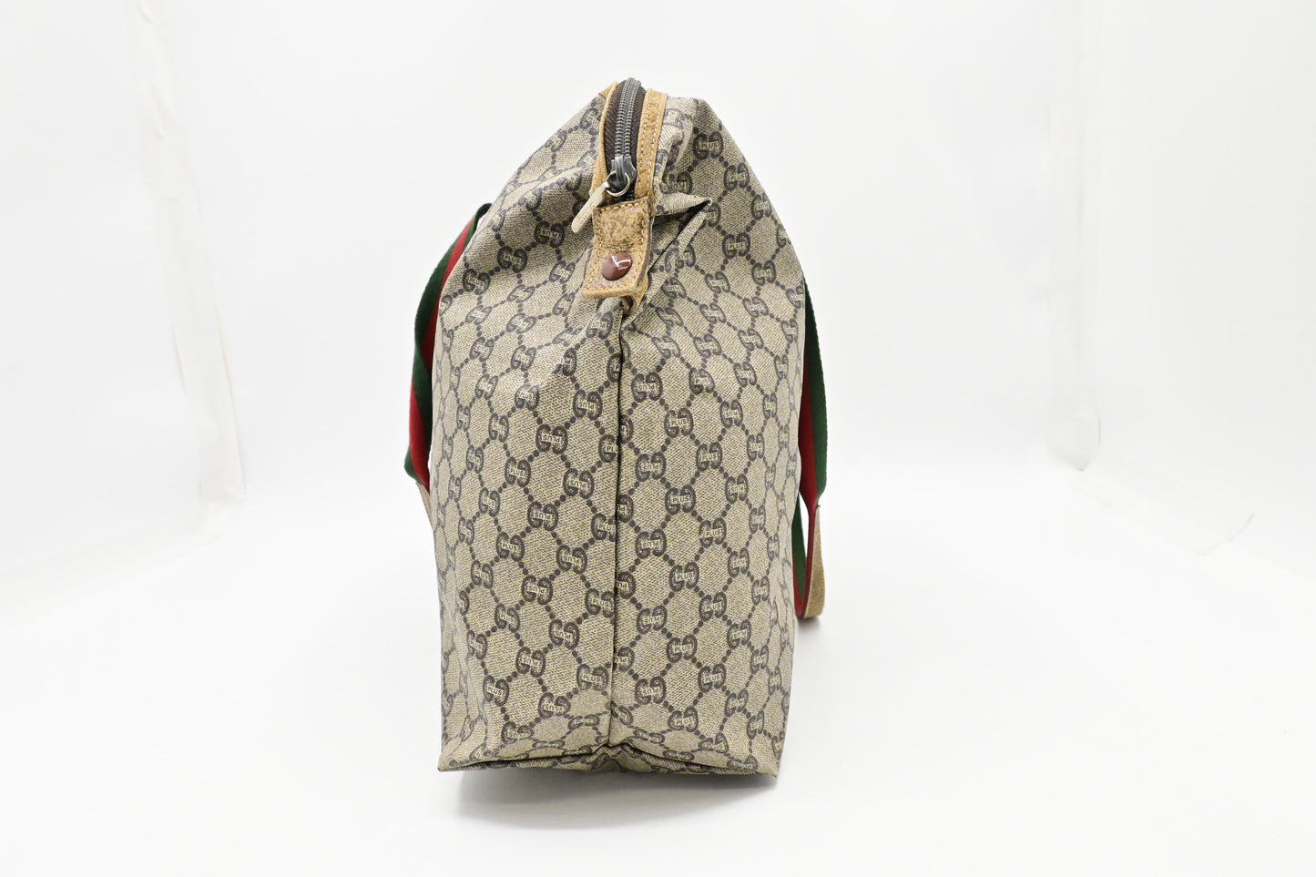Gucci Plus Zip Tote in GG Plus Coated Canvas