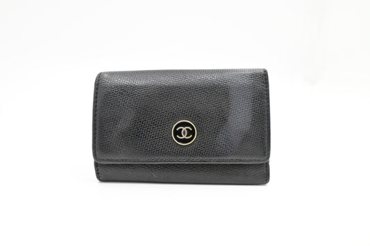 Chanel Key Case in Black Leather