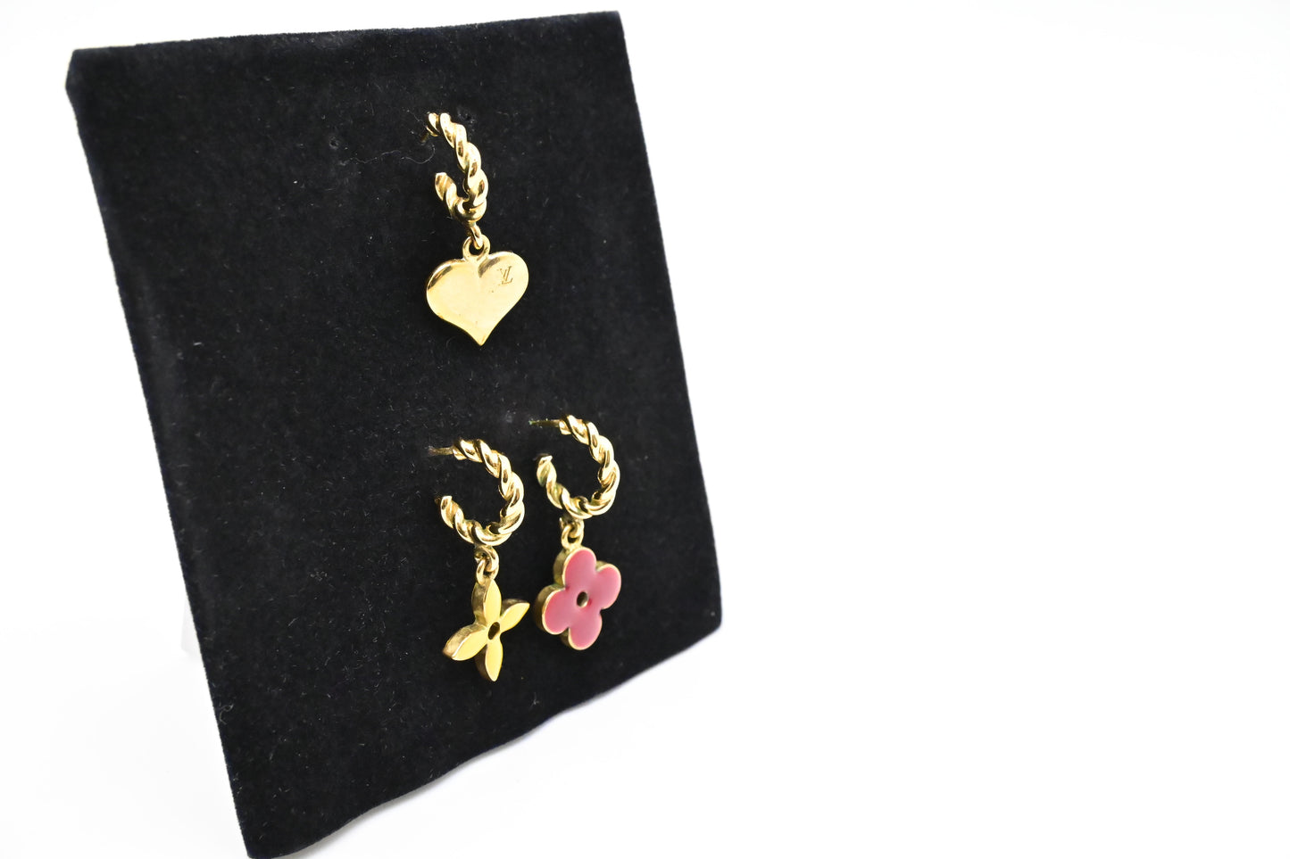 Louis Vuitton Sweet Monogram 3 Earrings