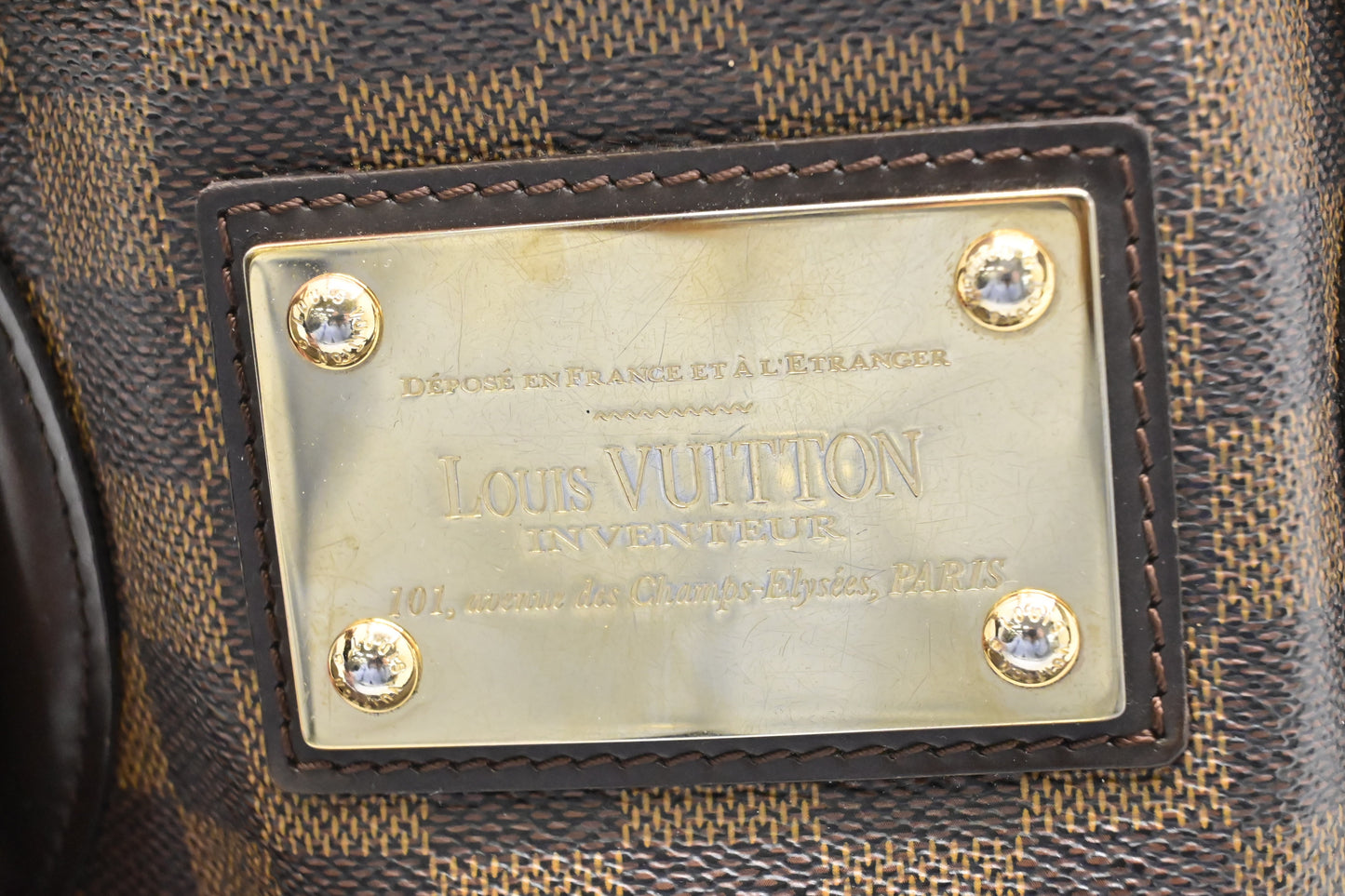 Louis Vuitton Hampstead MM in Damier Ebene Canvas