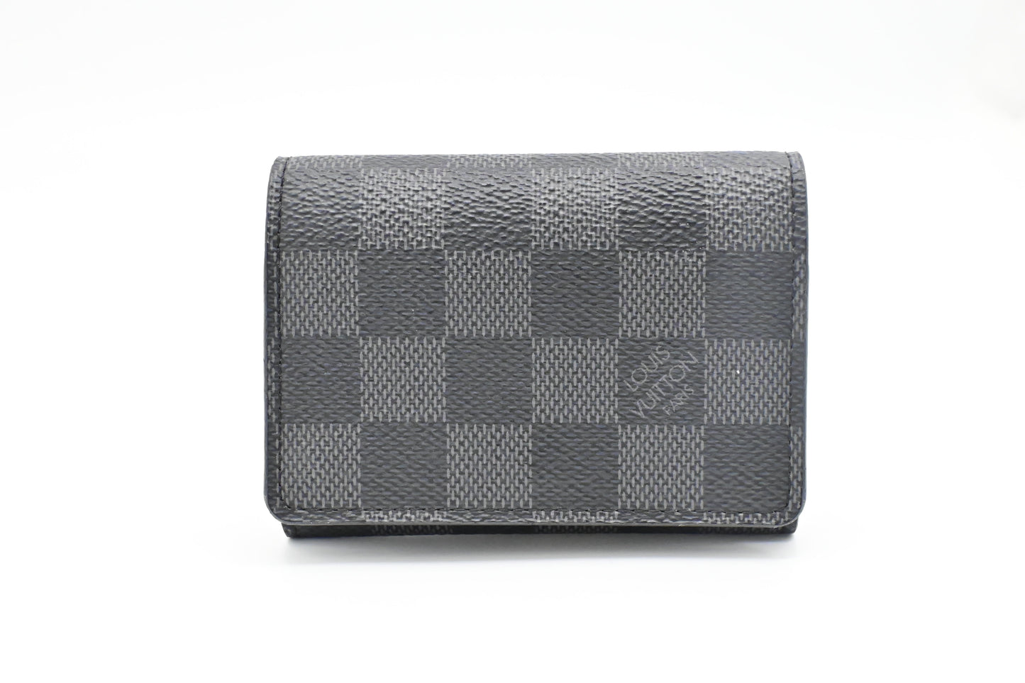 Louis Vuitton Envelope Business Card Holder in Damier Graphite Canvas