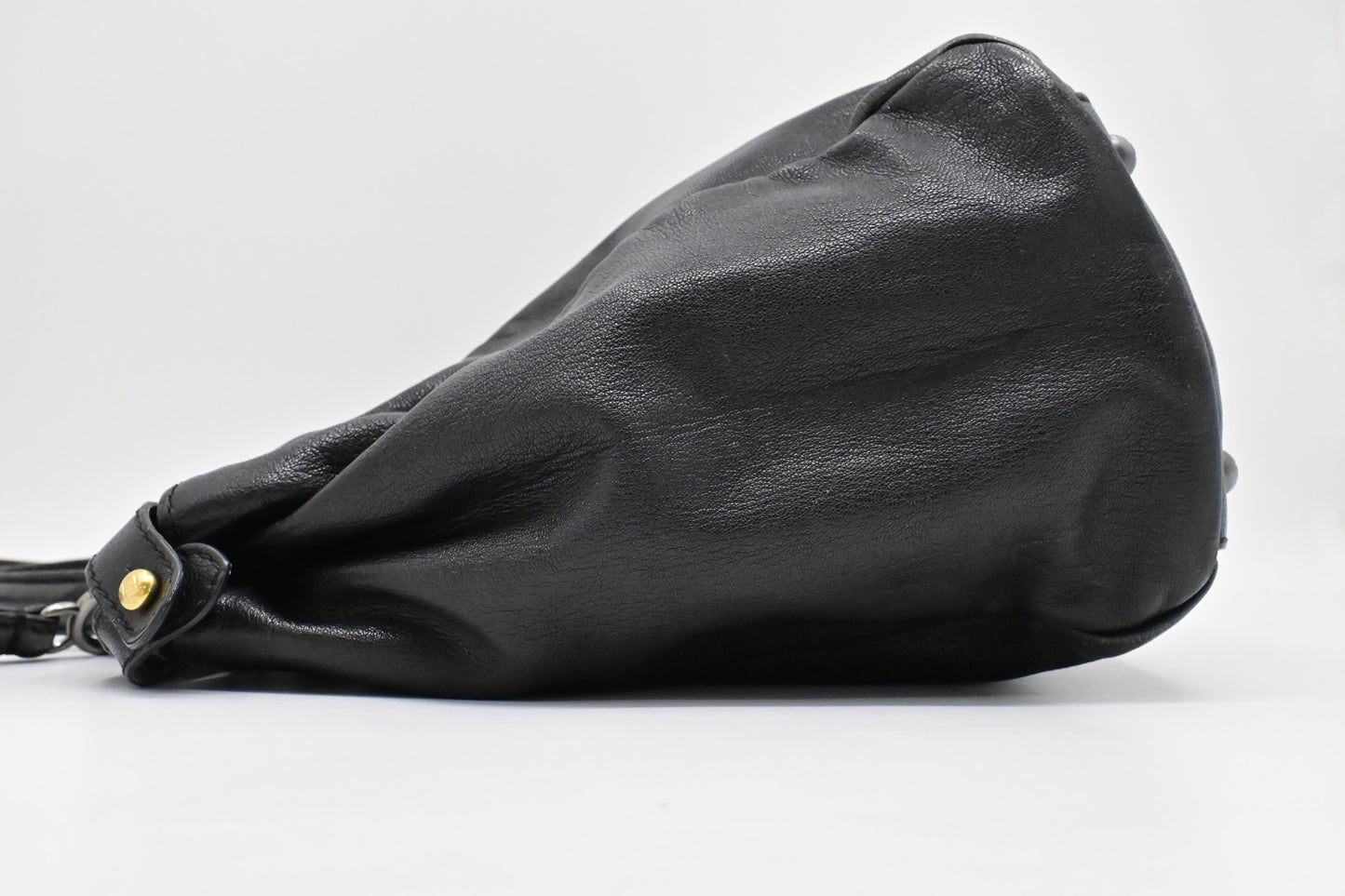 Fendi Medium Peekaboo Tote in Black Leather