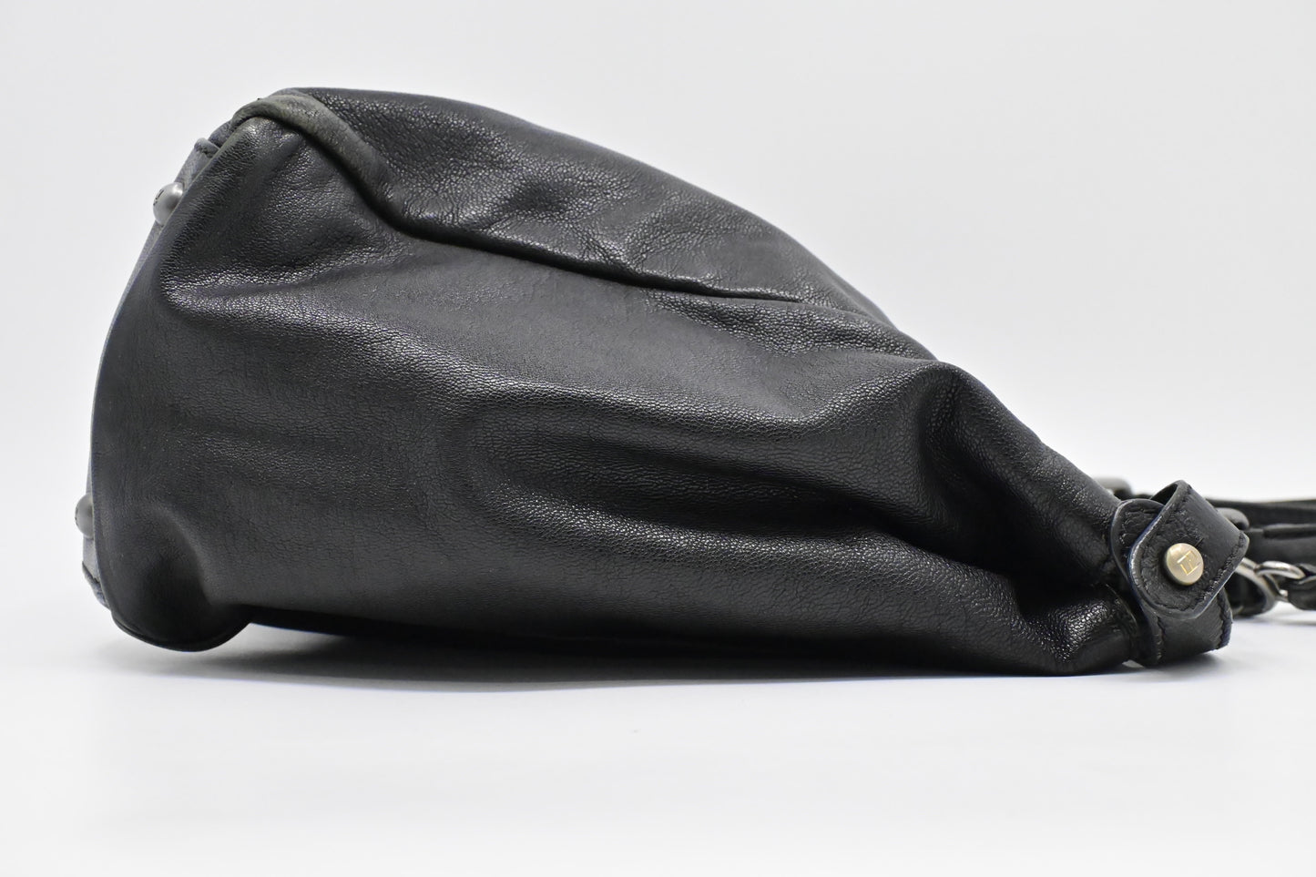 Fendi Medium Peekaboo Tote in Black Leather