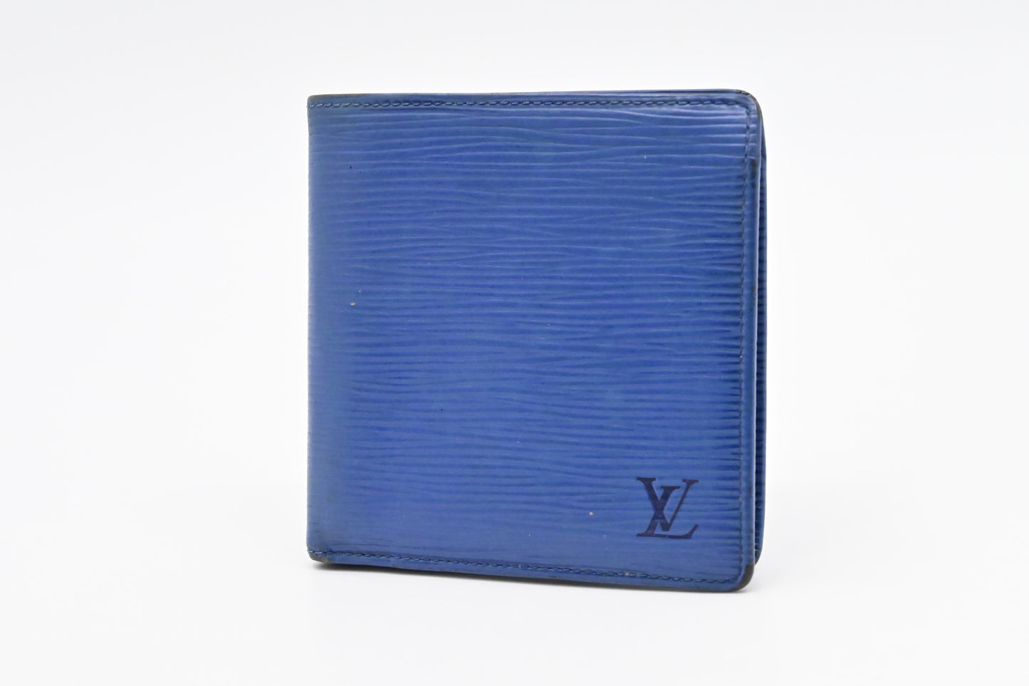 Louis Vuitton Marco Wallet in Blue Epi Leather