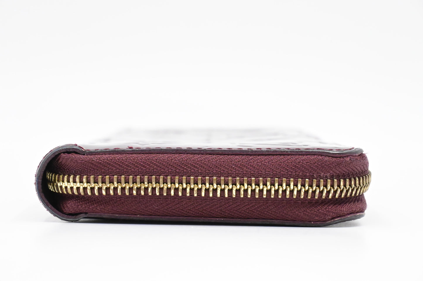 Louis Vuitton Long Zippy Wallet in Rouge Fauviste Vernis Leather