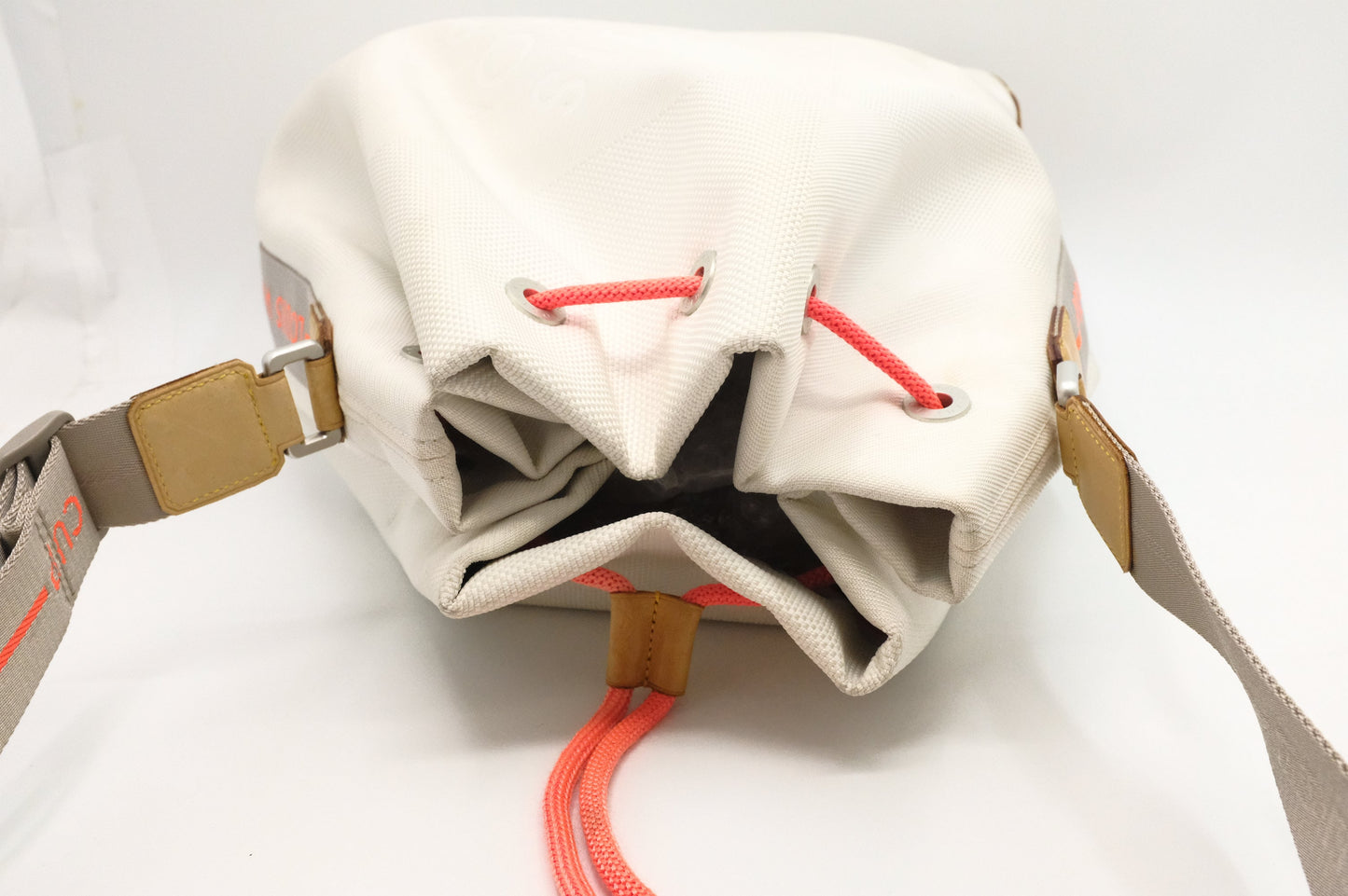 Louis Vuitton America's Cup Volunteer Shoulder Bag in White Damier Geant Canvas