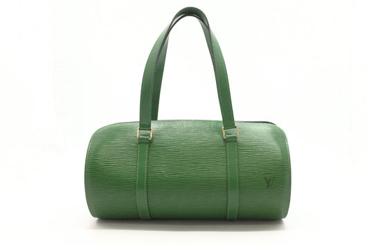 Louis Vuitton Soufflot in Green Epi Leather
