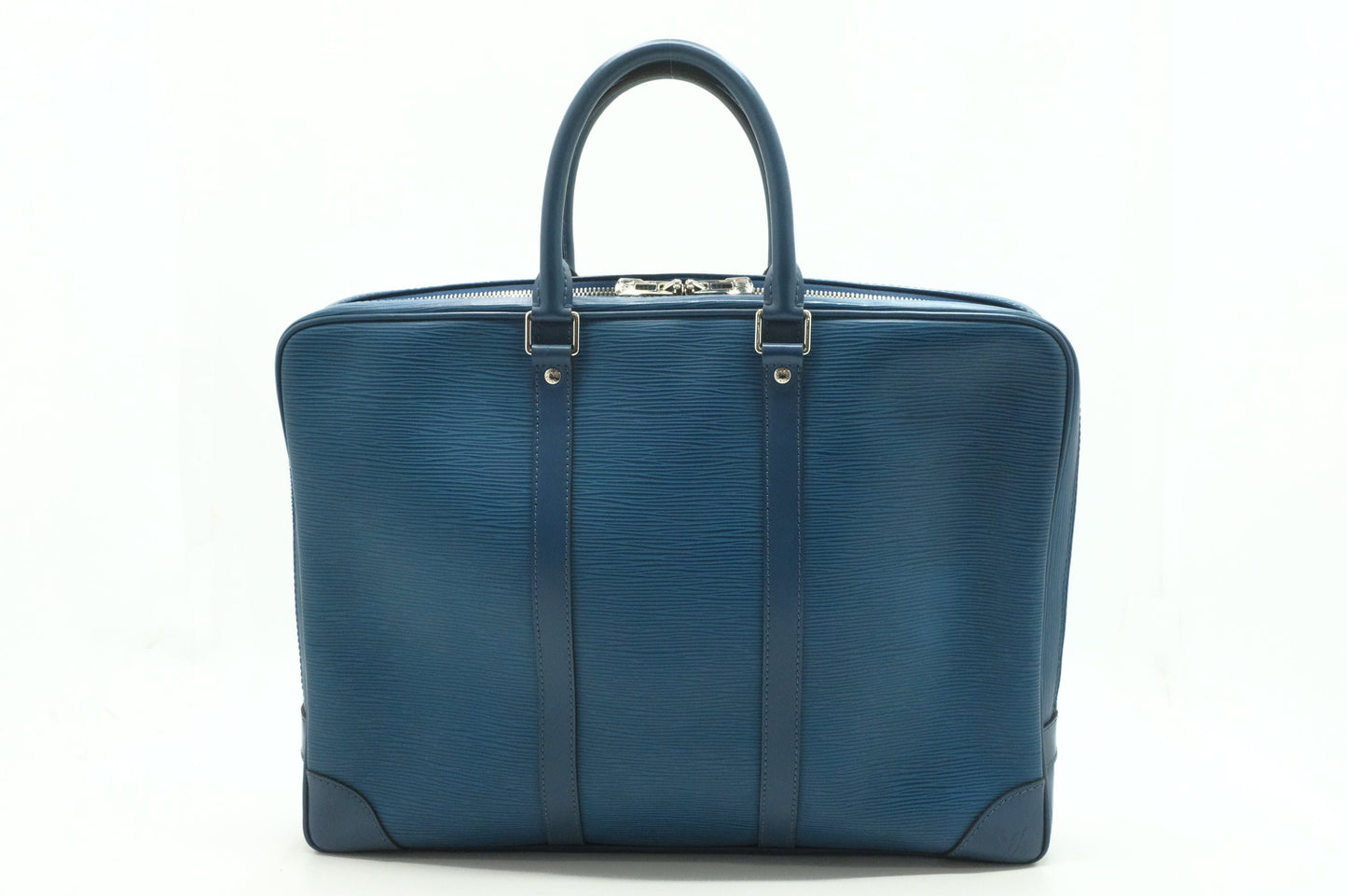 Louis Vuitton Poche Document in Blue Epi Leather