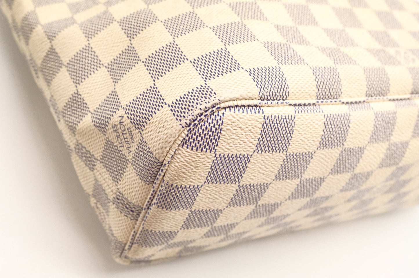 Louis Vuitton Neverfull PM in Damier Azur Canvas