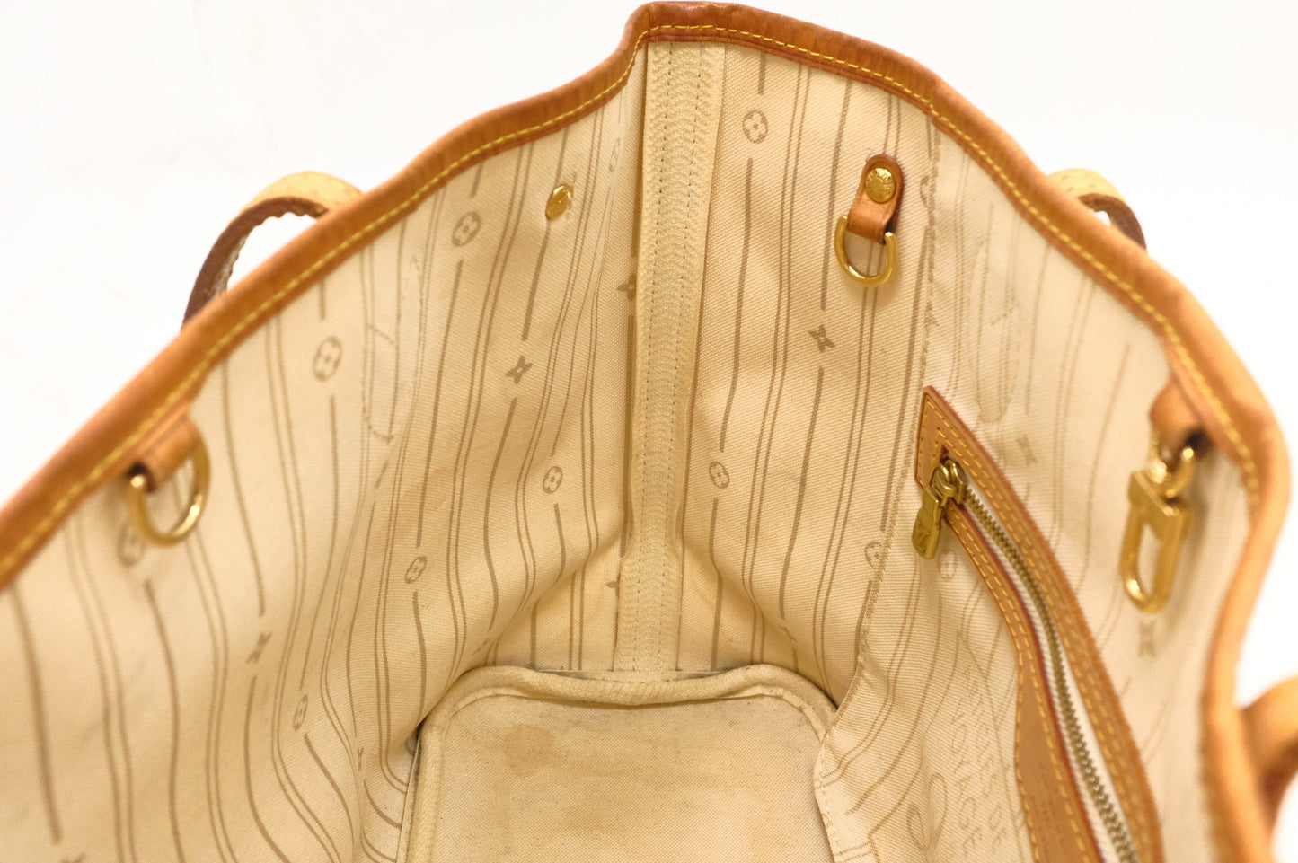 Louis Vuitton Neverfull PM in Damier Azur Canvas