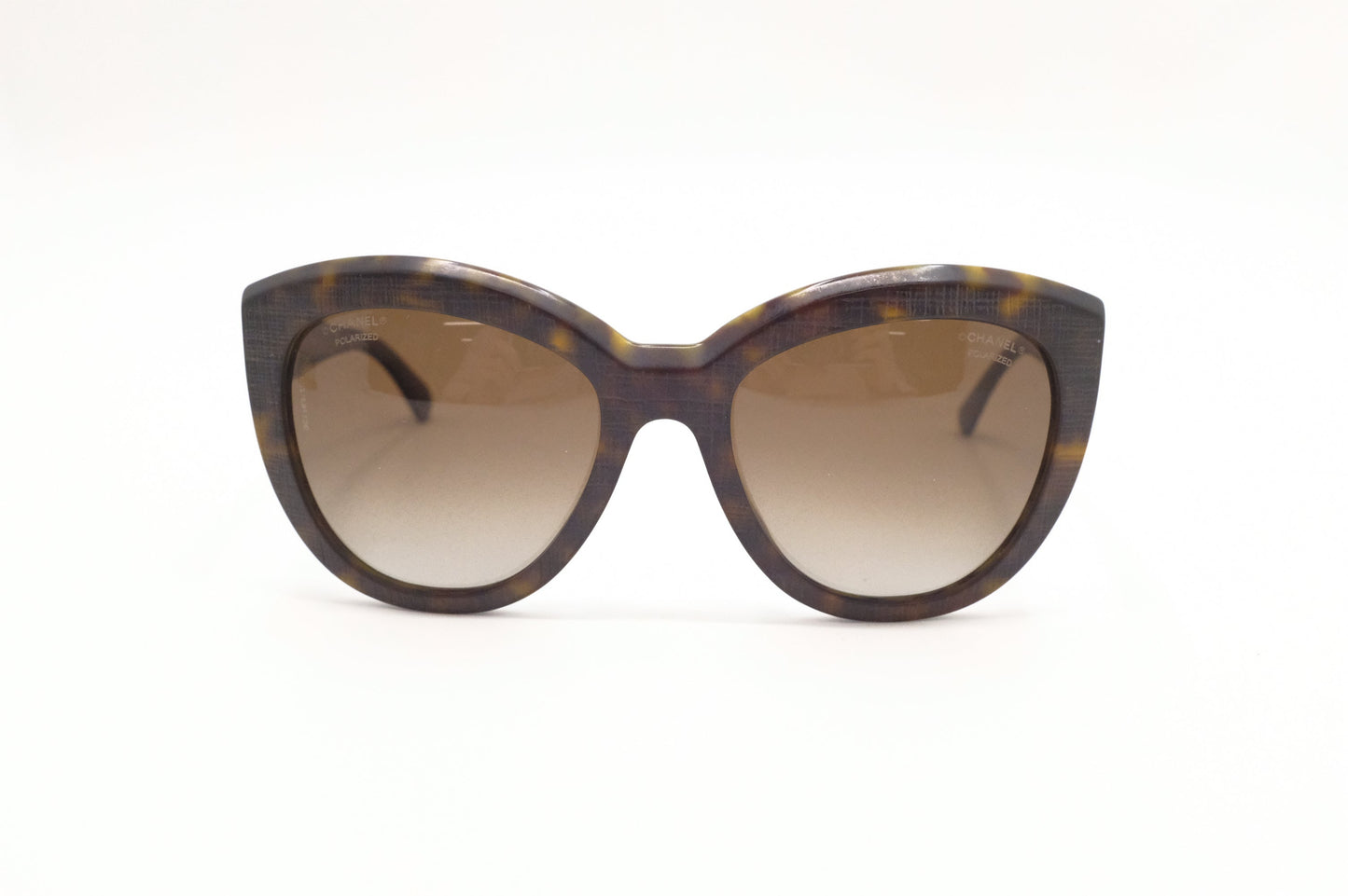 Chanel Sunglasses in Black Tortoise Shell PVC