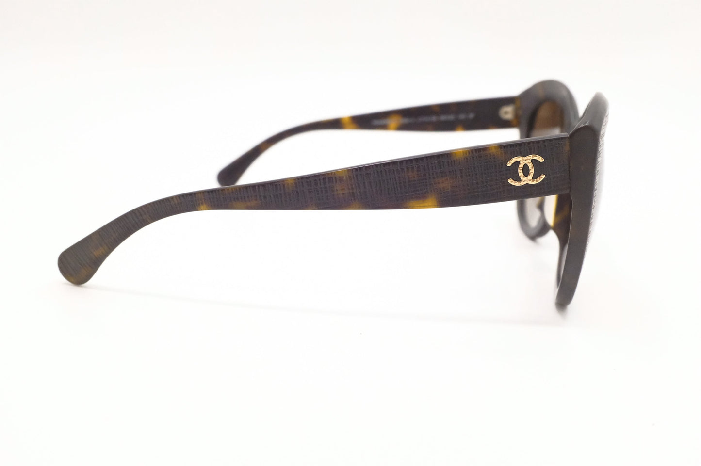 Chanel Sunglasses in Black Tortoise Shell PVC
