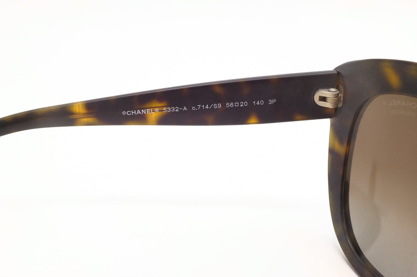 Chanel Sunglasses in Black Tortoise Shell PVC