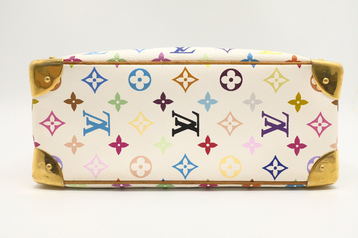 Louis Vuitton Trouville in White Multicolor Canvas
