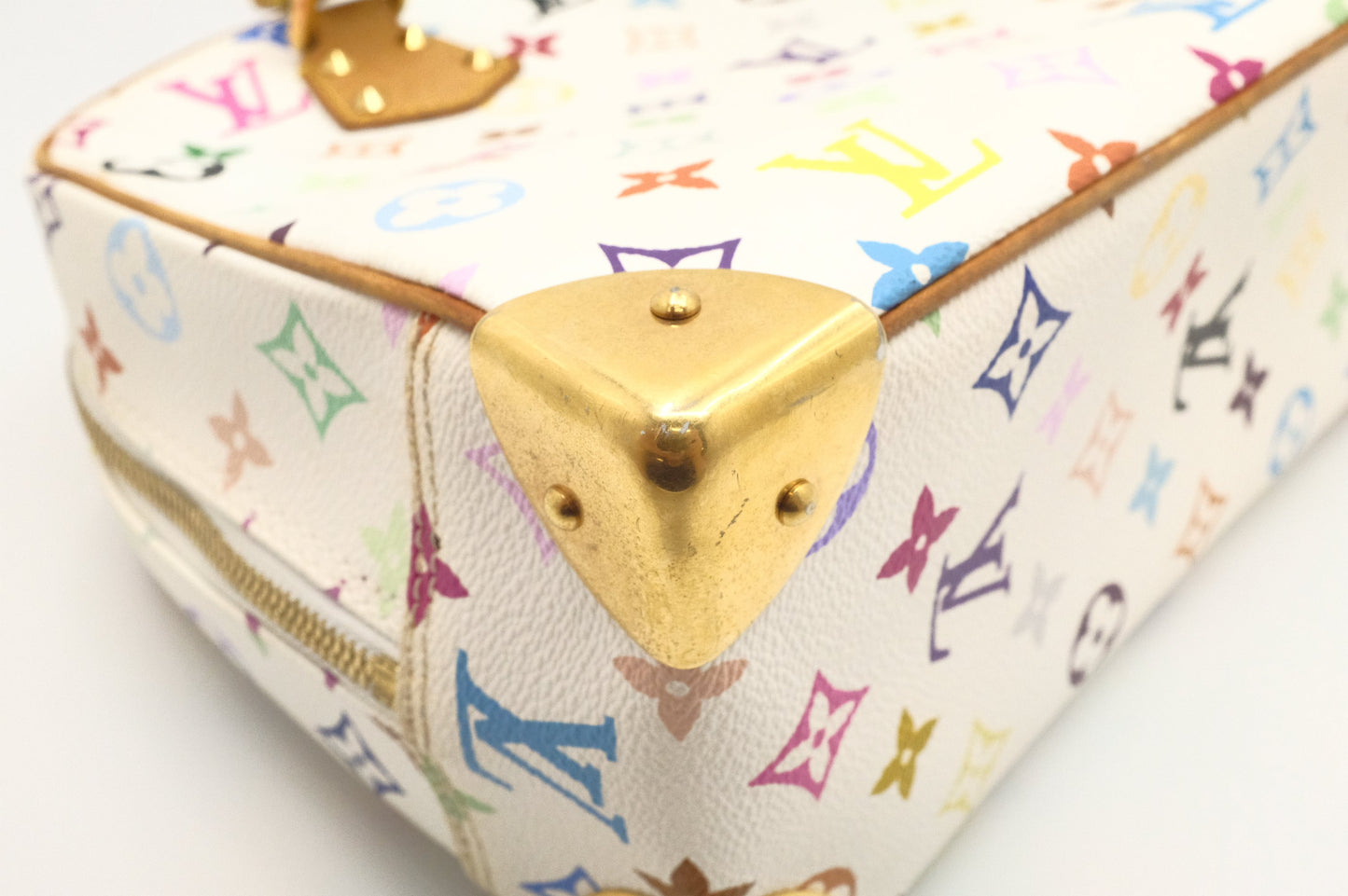 Louis Vuitton Trouville in White Multicolor Canvas