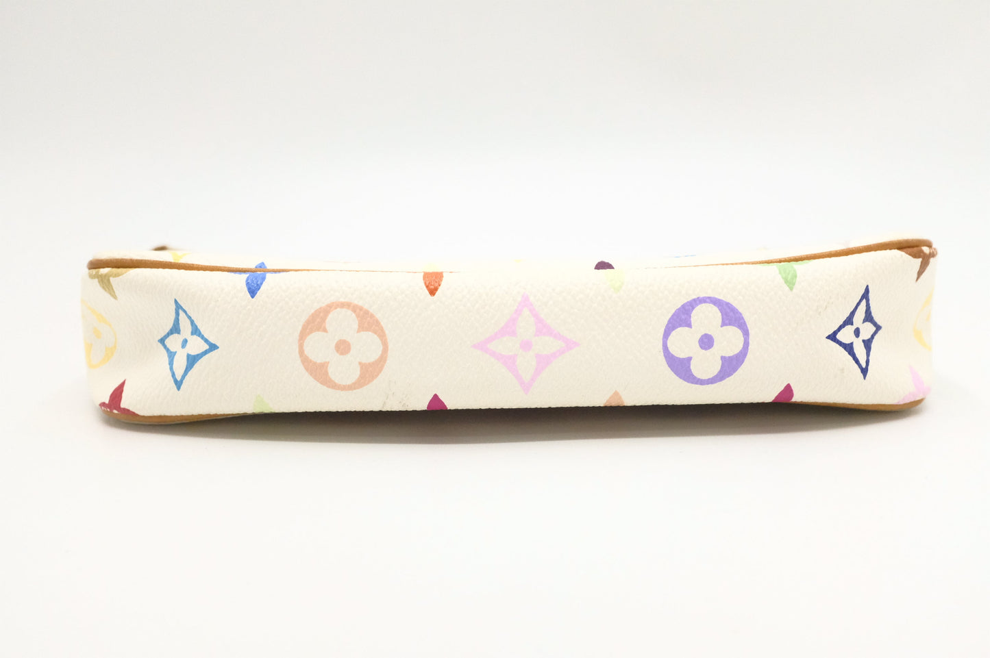 Louis Vuitton Pochette Accessoires in White Multicolor Monogram Canvas