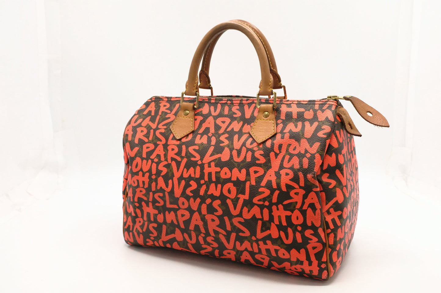 Louis Vuitton x Stephen Sprouse Speedy 30 in Orange Graffiti Canvas