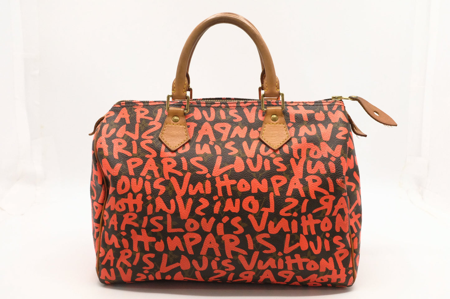 Louis Vuitton x Stephen Sprouse Speedy 30 in Orange Graffiti Canvas