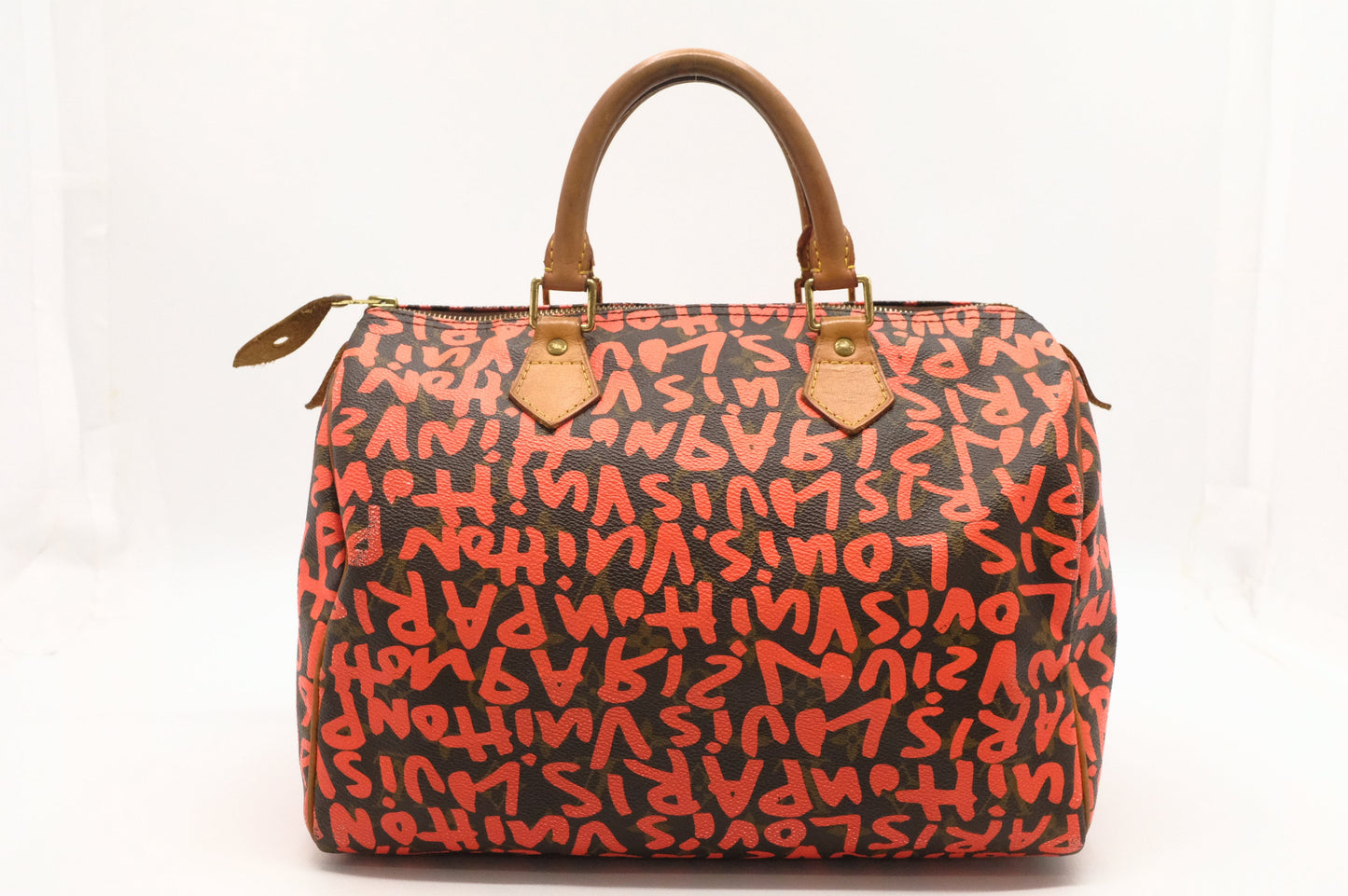 Louis Vuitton x Stephen Sprouse Speedy 30 in Orange Graffiti Canvas