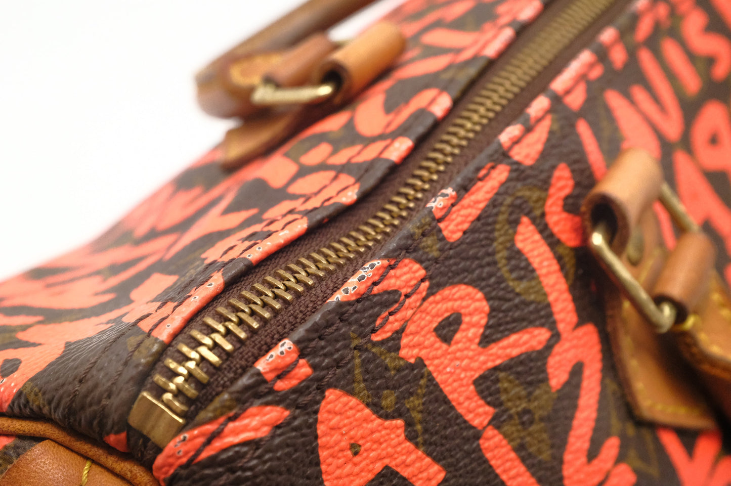 Louis Vuitton x Stephen Sprouse Speedy 30 in Orange Graffiti Canvas