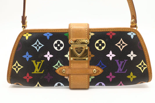 Louis Vuitton Shirley in Black Multicolor Canvas