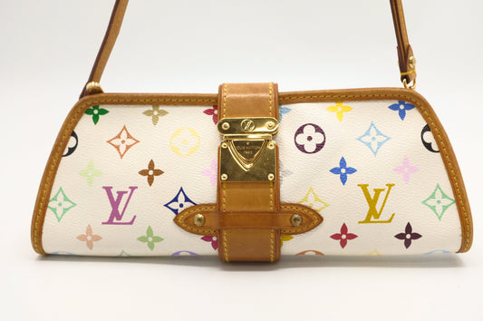 Louis Vuitton Shirley in White Multicolor Canvas
