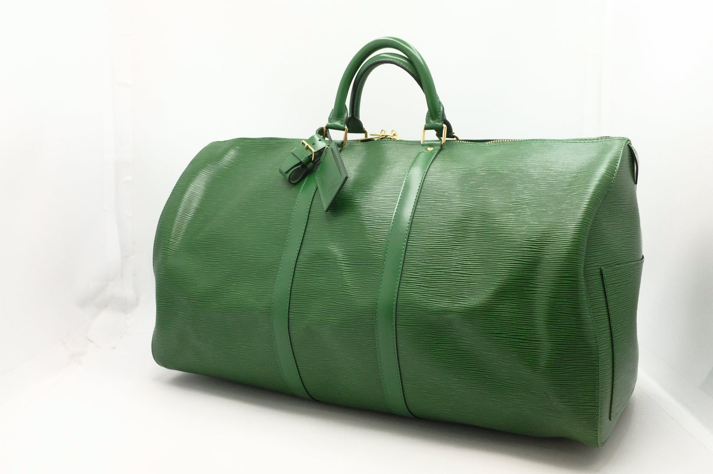 Louis Vuitton Keepall 55 in Green Epi Leather