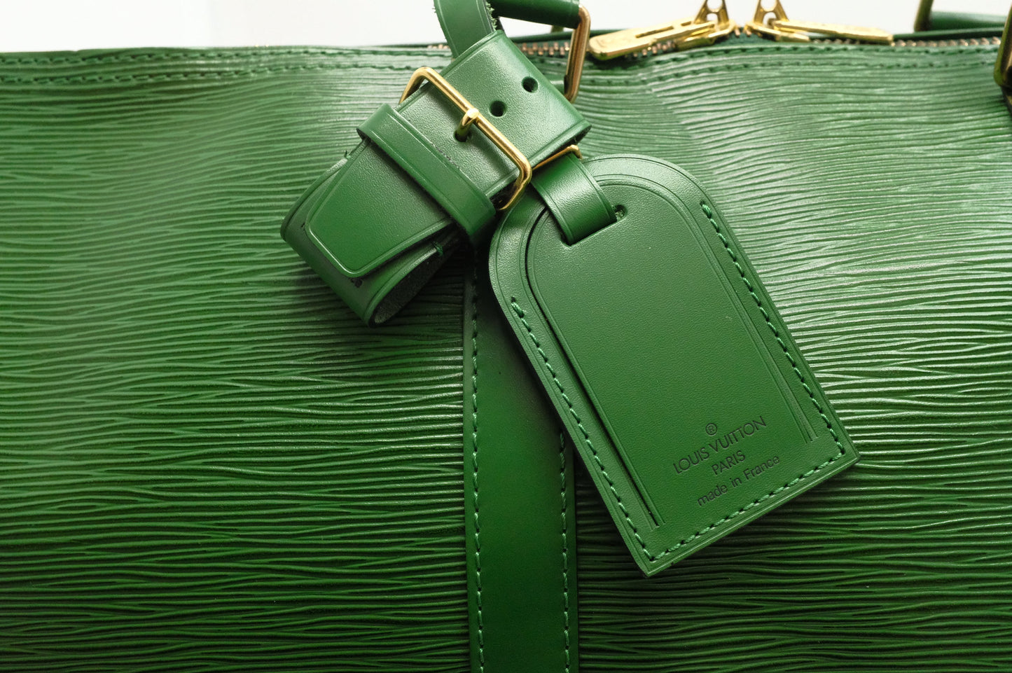 Louis Vuitton Keepall 55 in Green Epi Leather