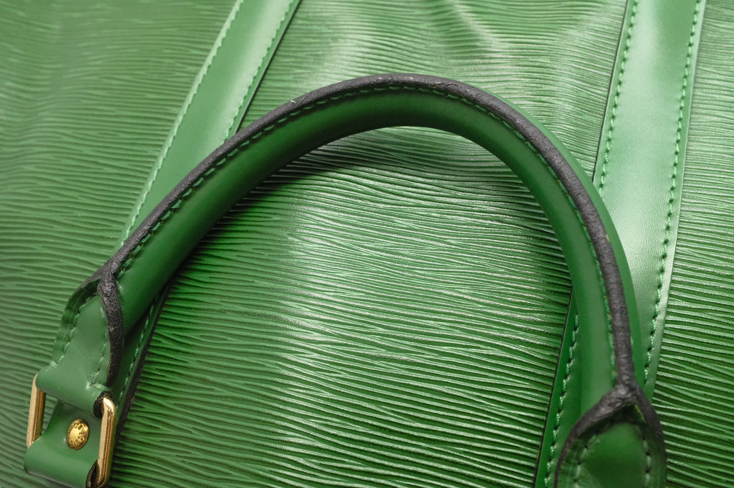 Louis Vuitton Keepall 55 in Green Epi Leather