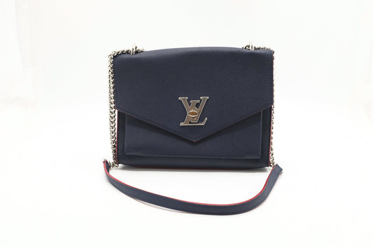 Louis Vuitton MyLockMe in Marine Rouge Leather