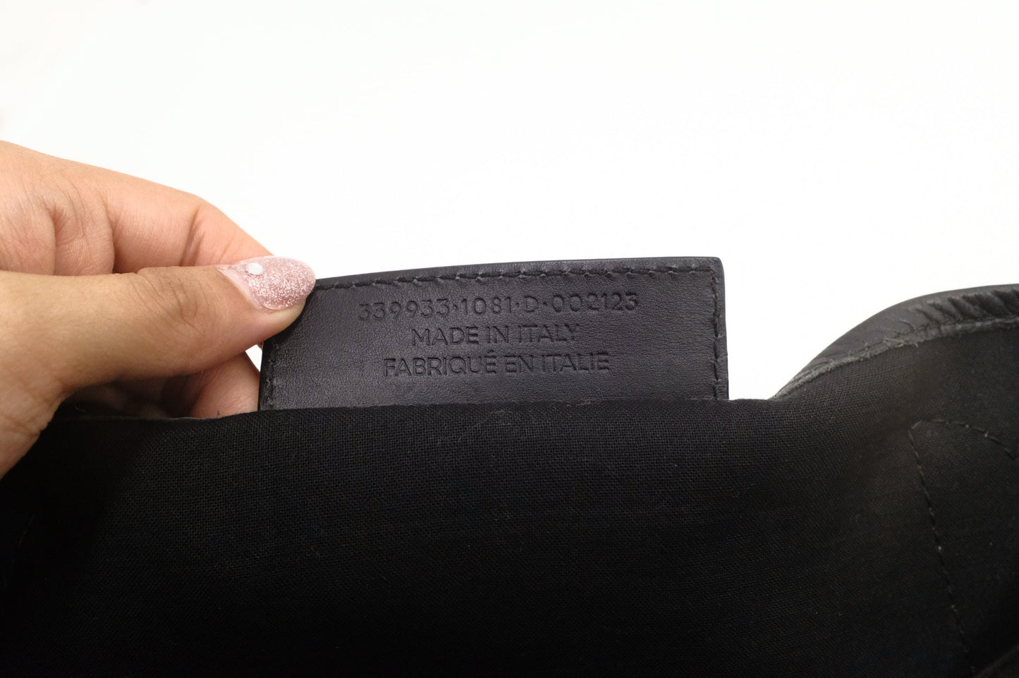 Balenciaga Navy Cabas Small Tote in Ecru and Black Canvas