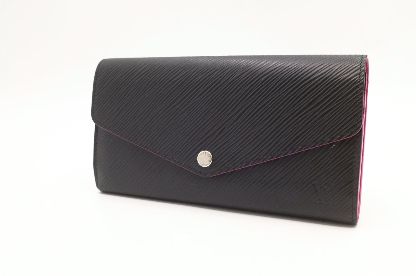 Louis Vuitton Sarah Wallet NM in Dark Gray Epi Leather