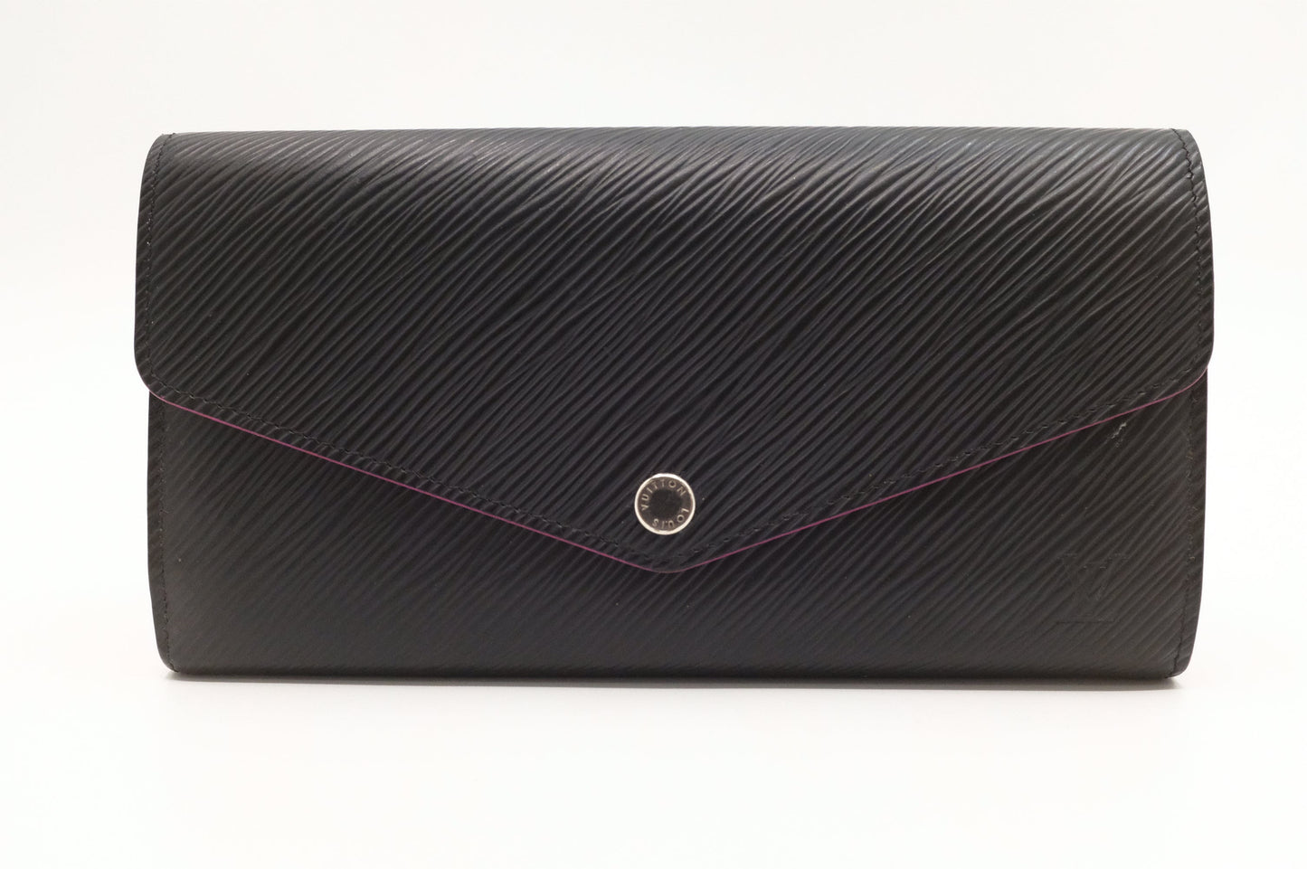 Louis Vuitton Sarah Wallet NM in Dark Gray Epi Leather