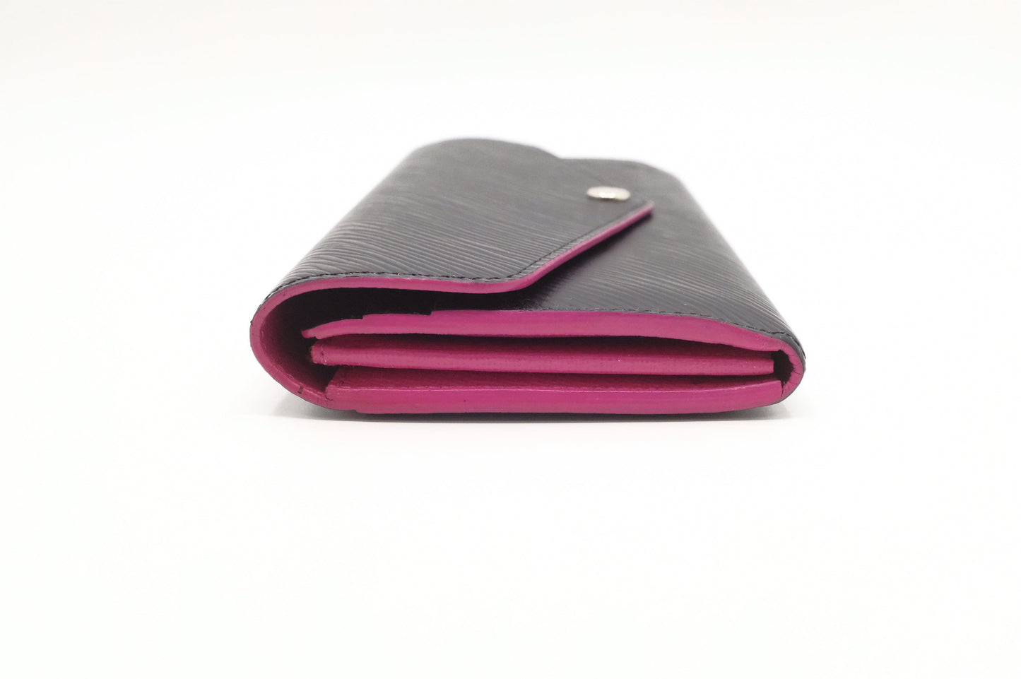 Louis Vuitton Sarah Wallet NM in Dark Gray Epi Leather