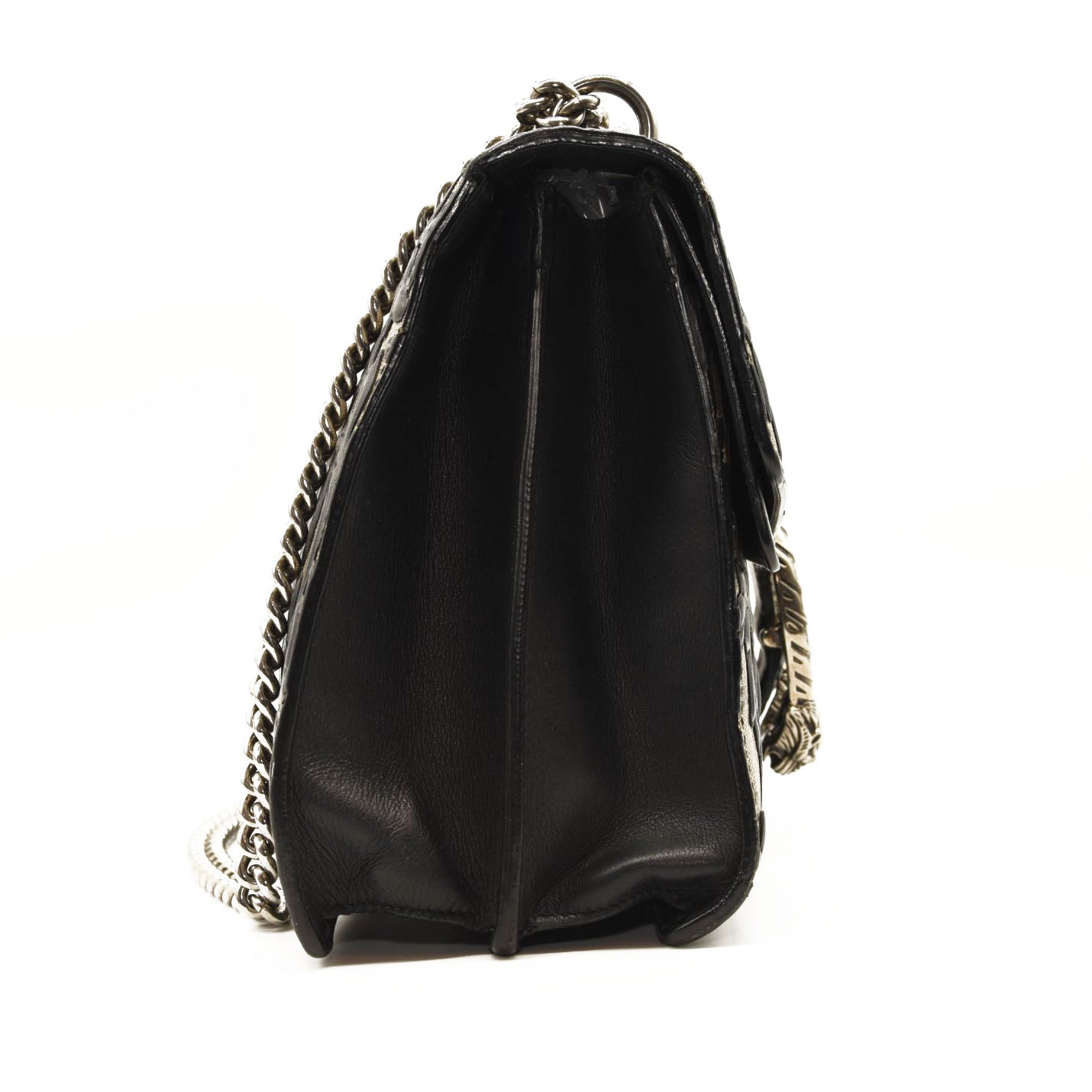 Gucci Dionysus Shoulder Bag GG Supreme Arabesque Medium Black/Beige