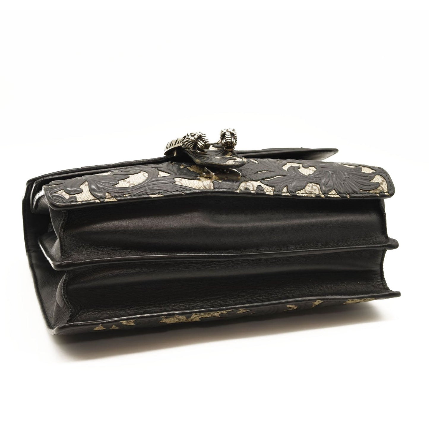 Gucci Dionysus Shoulder Bag GG Supreme Arabesque Medium Black/Beige