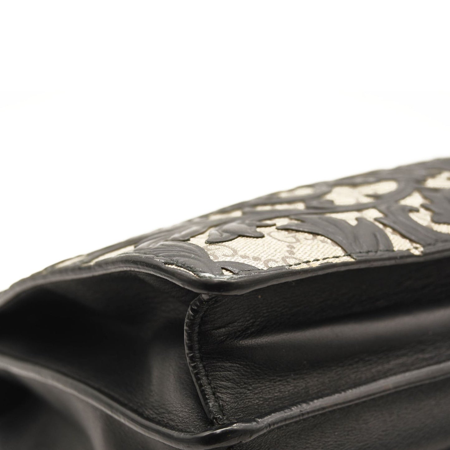 Gucci Dionysus Shoulder Bag GG Supreme Arabesque Medium Black/Beige