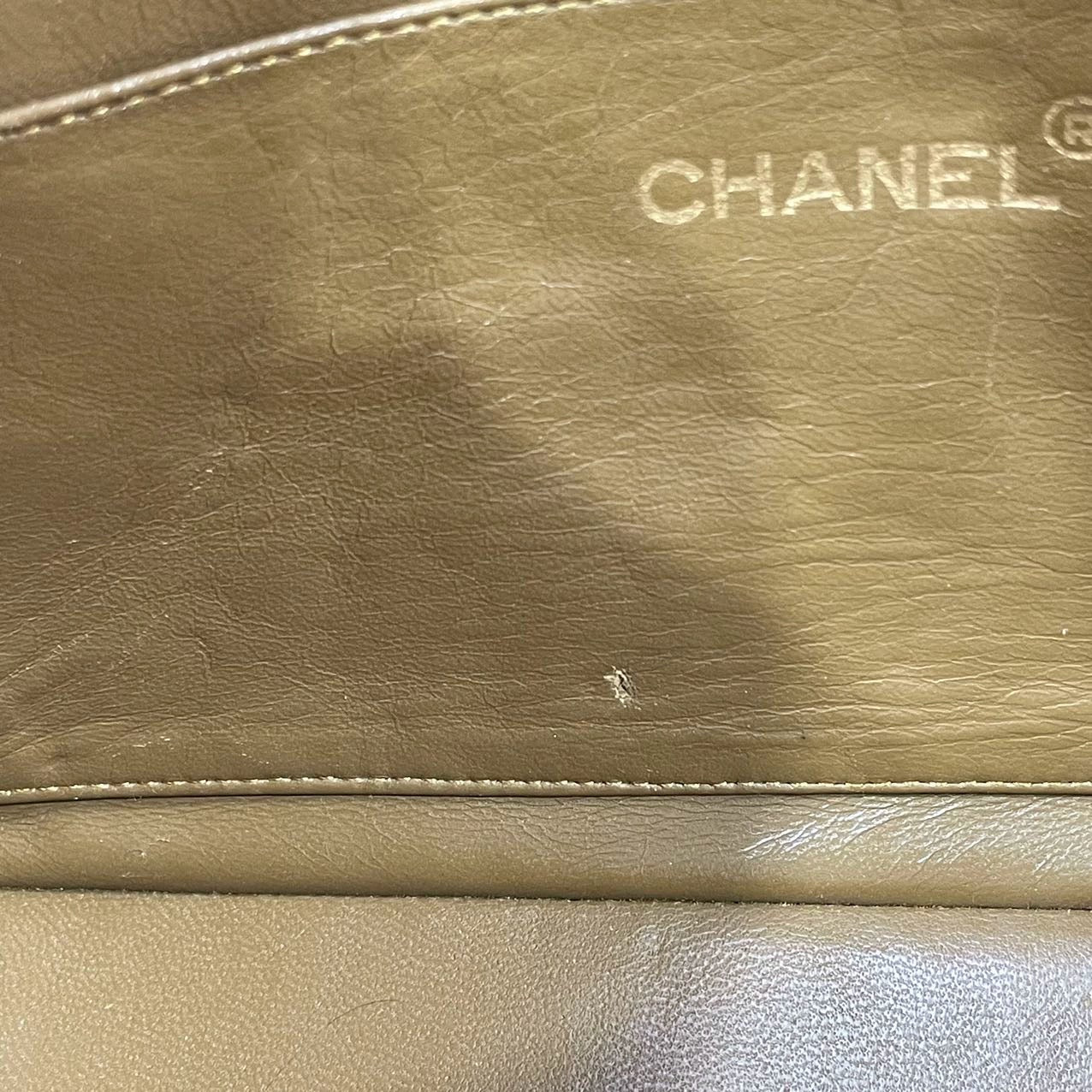 Chanel Matelasse Tan Brown Suede Gold Double Chain Coco Charm Medium Shoulder Bag