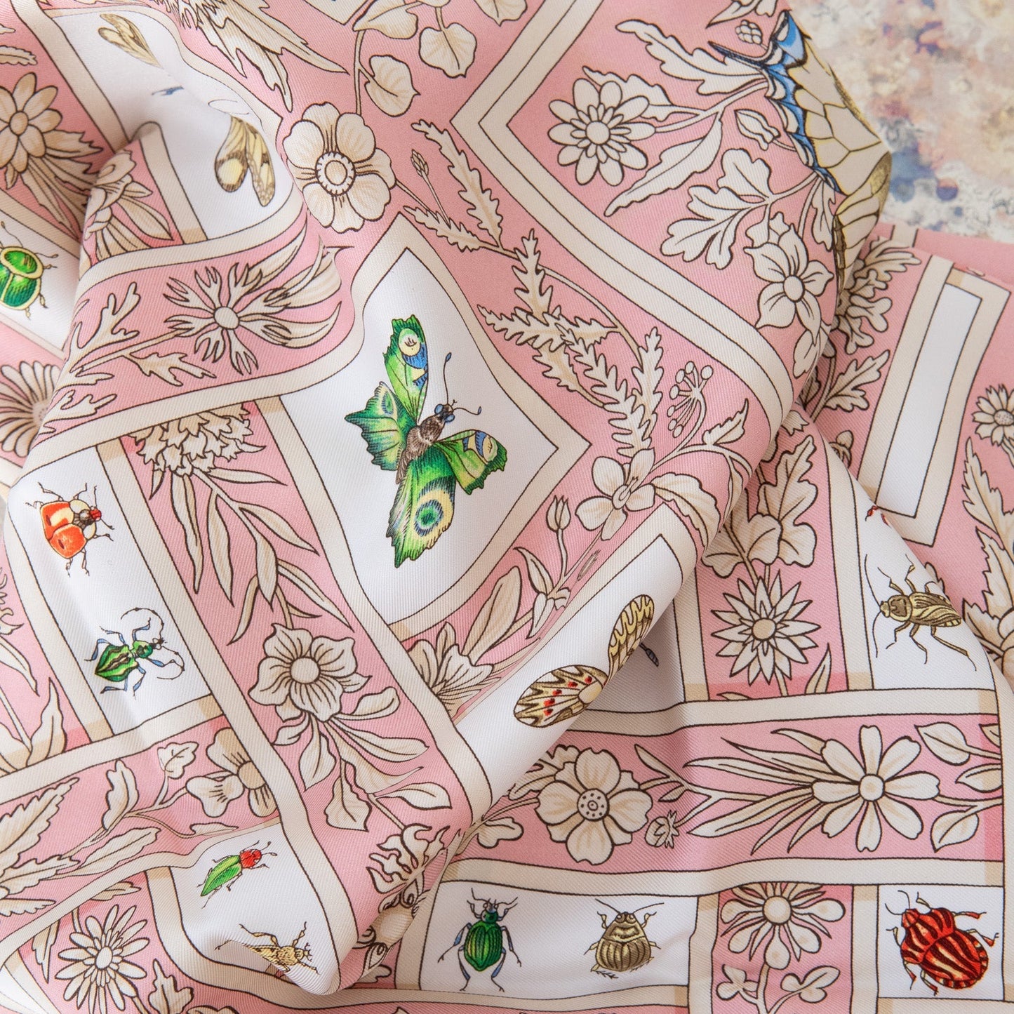 Hermes Silk Scarf Joyaux de L'Ete Jacquelot 90 cm