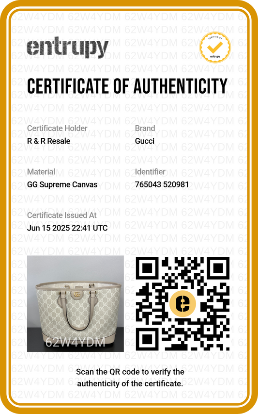 Handbag Luxury Designer By Gucci In Cream, Size:Medium