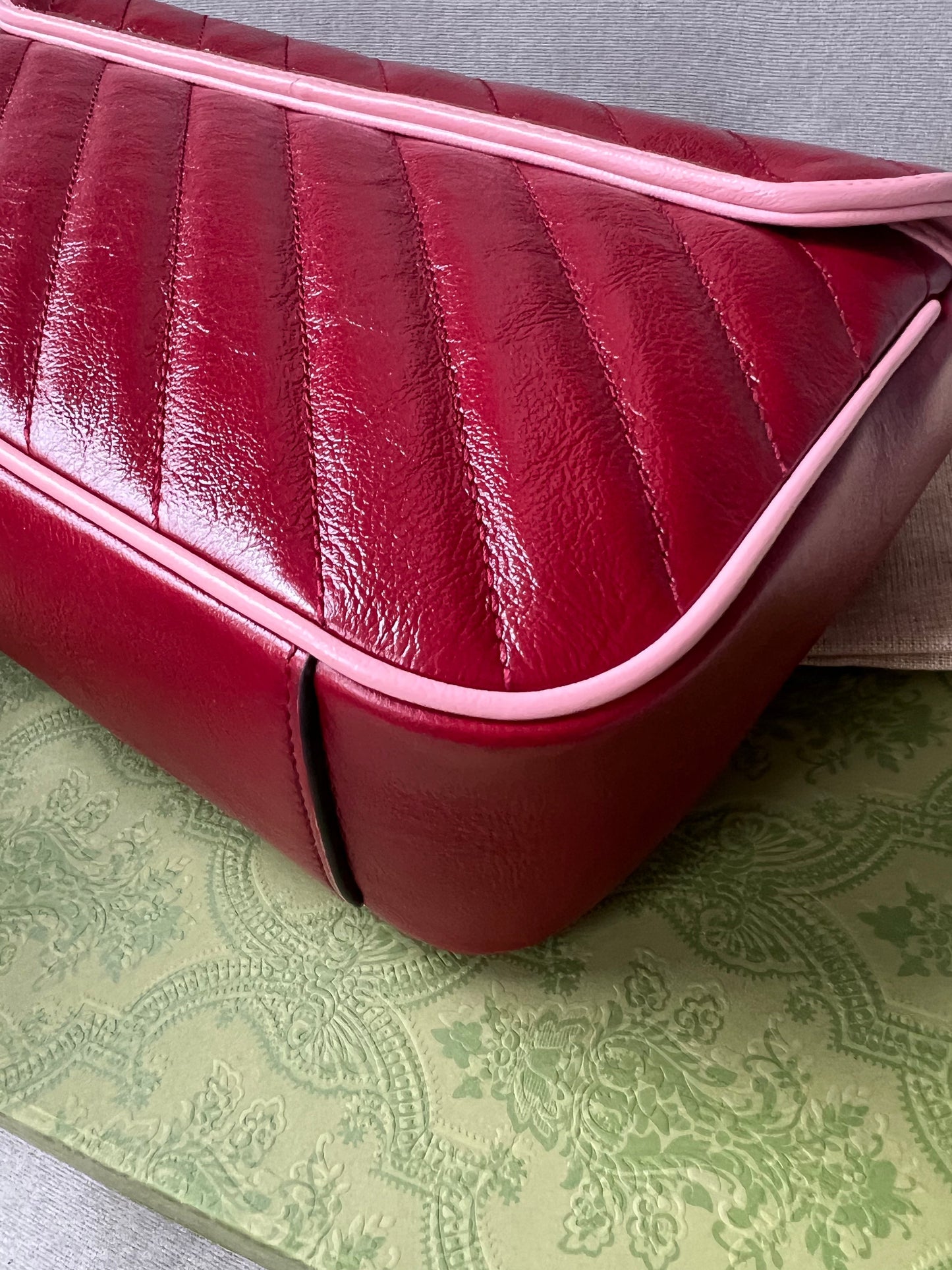 Gucci GG Torchon Pink Marmont Small Shoulder Bag