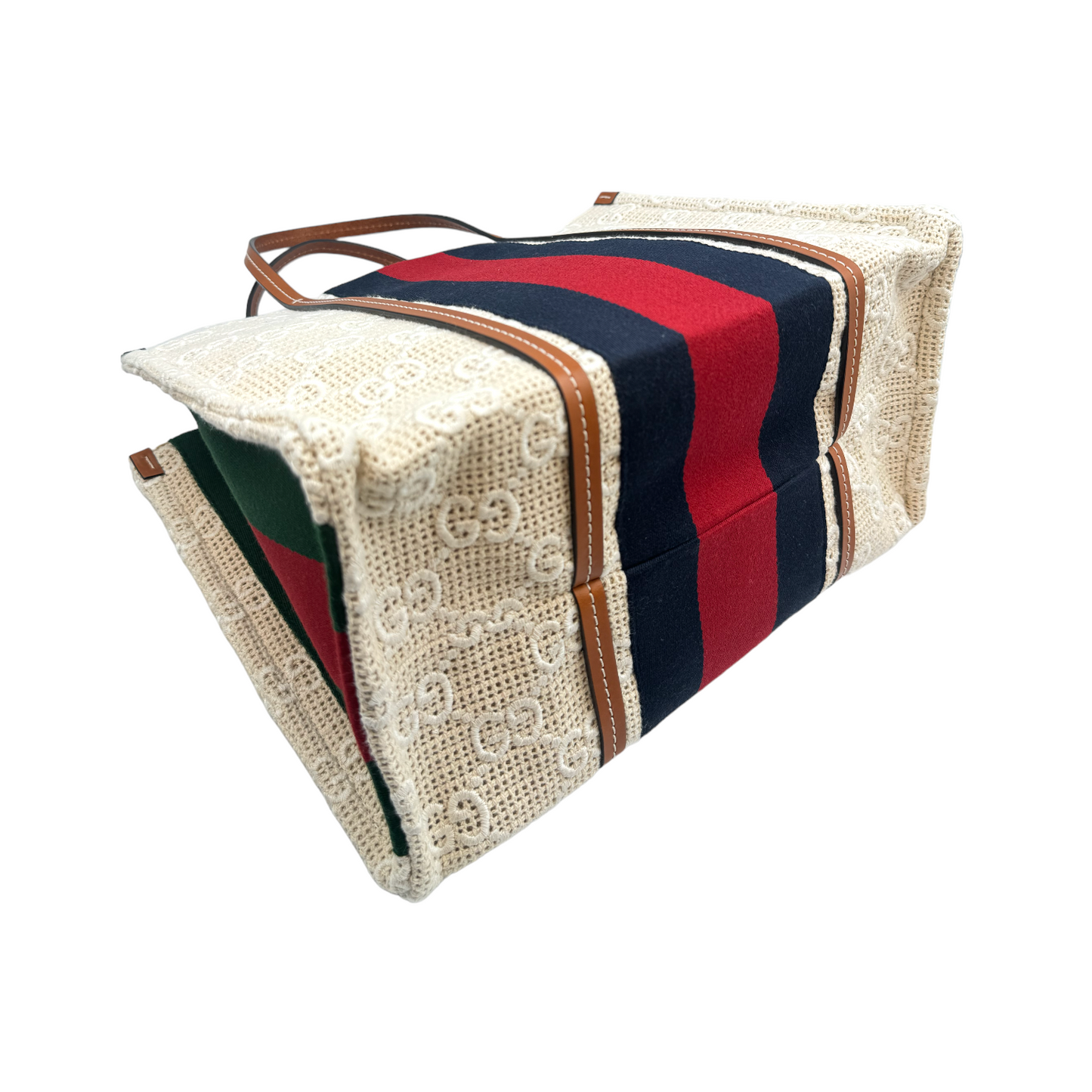 Gucci Tote Bag Brown Canvas