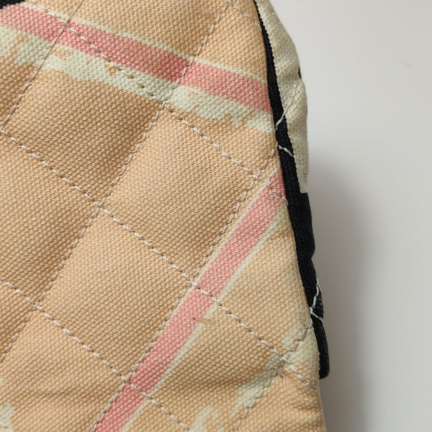 Chanel Baguette Flap Multicolor Eiffel Tower Print Cloth Shoulder Bag