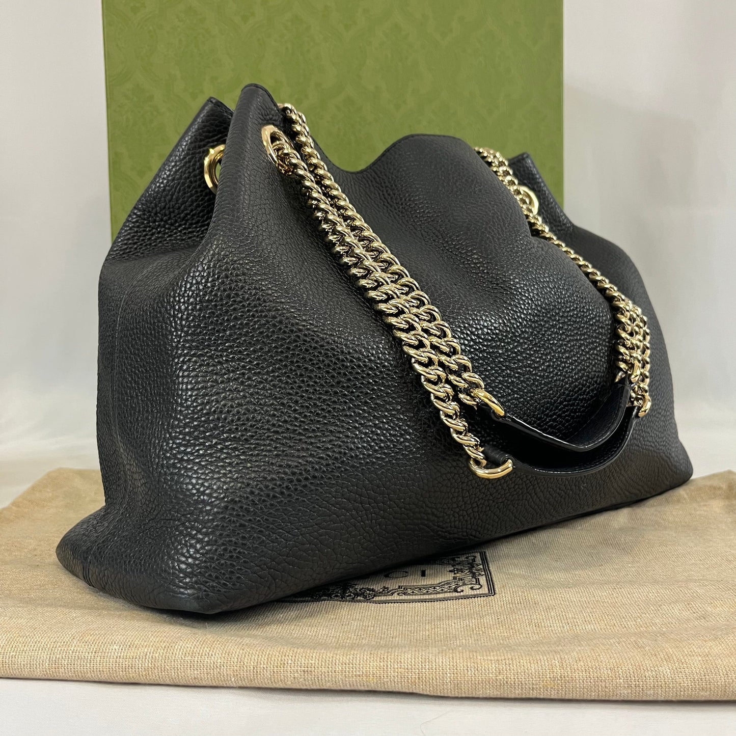 Gucci - Sac Soho cuir grainé