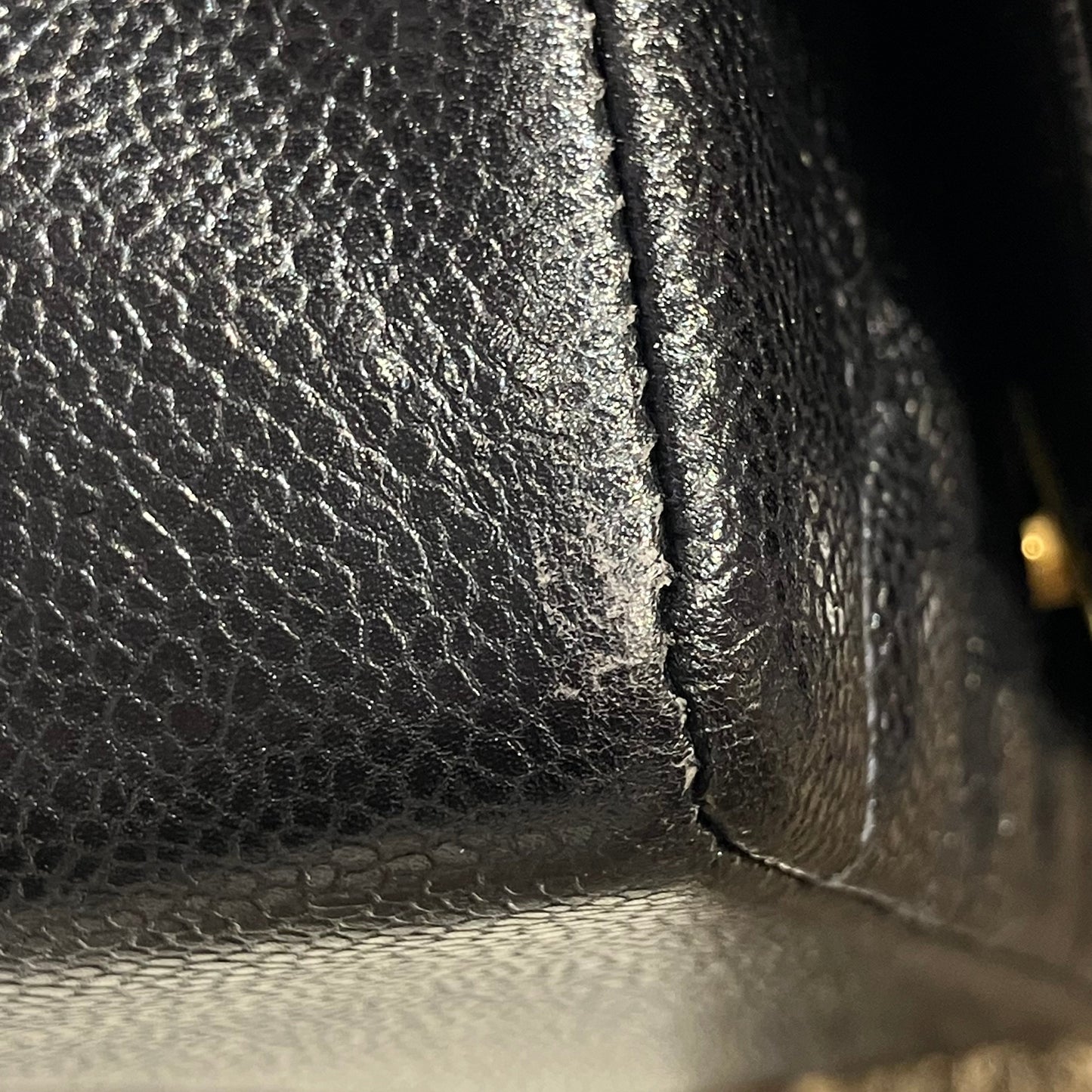 Chanel 1994-1996 Black Caviar Medium Diana Shoulder Bag